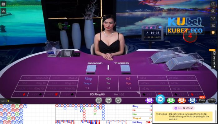 Cách chơi rồng hổ Kubet chi tiết