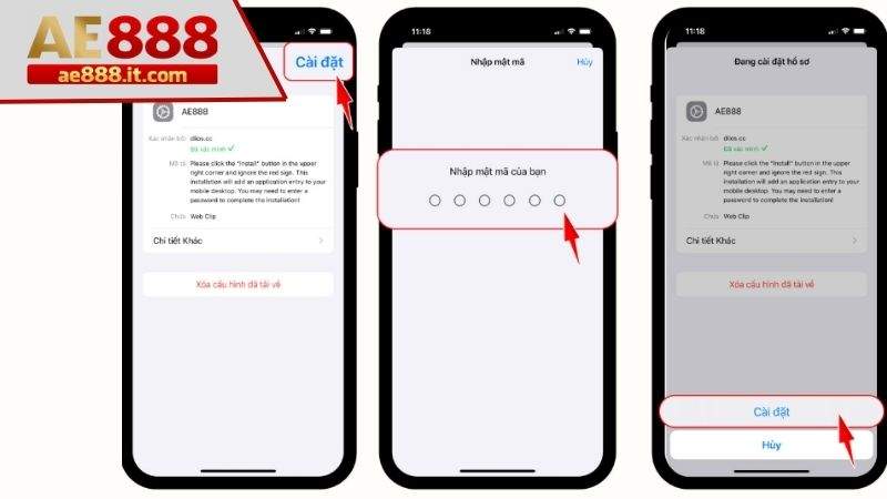 Tin cậy ứng dụng AE888 để hoàn tất tải app